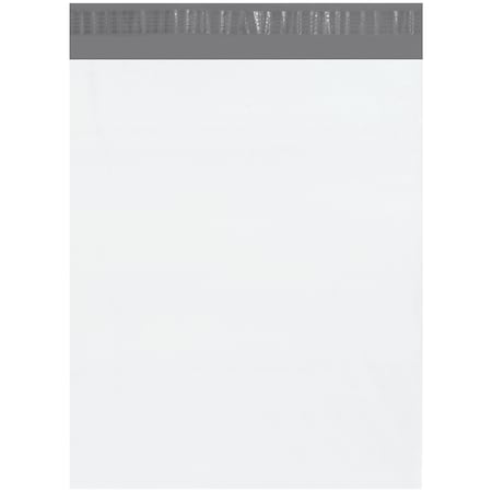 Partners Brand Poly Mailers with Tear Strip, 24" x 36", White, PK200 B913